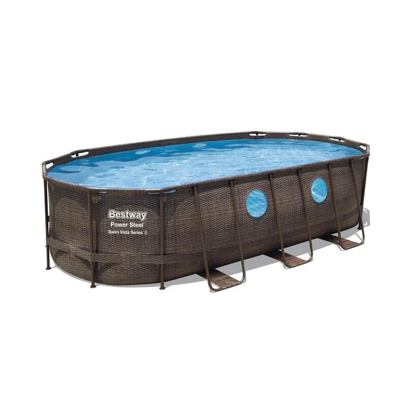 549 X 274 X 122 Cm Bestway Power Steel Swim Vista Rotin Ovale Piscine Ensemble 1 549 X 274 X 122 Cm Bestway Power Steel Swim Vista Rotin Ovale Piscine Ensemble