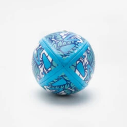 BALLON DE BEACH RUGBY - R100 BEACH TROPICAL TAILLE MIDI BLEU / BLANC -Équipement De Natation Boutique ballon de beach rugby r100 beach tropical taille midi bleu blanc 3