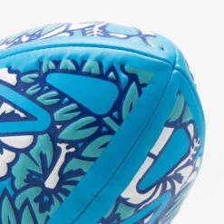BALLON DE BEACH RUGBY - R100 BEACH TROPICAL TAILLE MIDI BLEU / BLANC -Équipement De Natation Boutique ballon de beach rugby r100 beach tropical taille midi bleu blanc 4