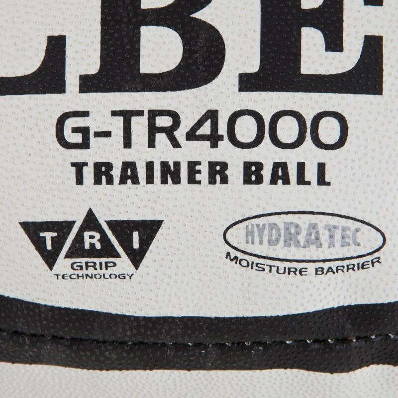 Ballon De Rugby Taille 5 - Gilbert Gtr4000 Blanc Noir 4 Ballon De Rugby Taille 5 - Gilbert Gtr4000 Blanc Noir – Image 4