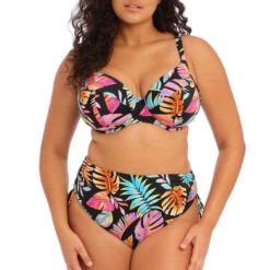 ELOMI Bas De Maillot Ajustable Taille Haute Tropical Falls -Équipement De Natation Boutique bas de maillot ajustable taille haute tropical falls 2