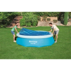 Bestway Bâche De Piscine Solaire D’environ 305 Cm -Équipement De Natation Boutique bestway bache de piscine solaire denviron 305 cm 2