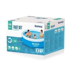 Bestway - Fast Set - Piscine Gonflable - 305x66 Cm - Ronde -Équipement De Natation Boutique bestway fast set piscine gonflable 305x66 cm ronde 3