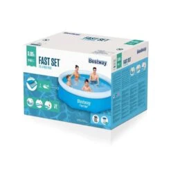 Bestway - Fast Set - Piscine Gonflable - 305x76 Cm - Ronde 10 Bestway - Fast Set - Piscine Gonflable - 305x76 Cm - Ronde -Équipement De Natation Boutique bestway fast set piscine gonflable 305x76 cm ronde 3