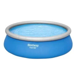 Bestway - Fast Set - Piscine Gonflable - 457x122 Cm - Ronde -Équipement De Natation Boutique bestway fast set piscine gonflable 457x122 cm ronde 2