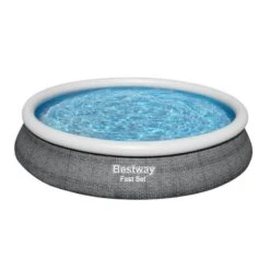 Bestway - Fast Set - Piscine Gonflable - 457x84 Cm - Ronde -Équipement De Natation Boutique bestway fast set piscine gonflable 457x84 cm ronde 2