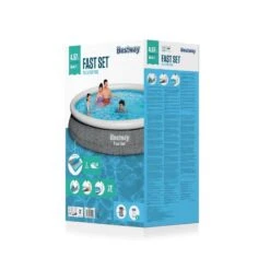 Bestway - Fast Set - Piscine Gonflable - 457x84 Cm - Ronde -Équipement De Natation Boutique bestway fast set piscine gonflable 457x84 cm ronde 3