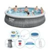 Bestway Fast Set Rattan Ronde 457x107 Cm - Deal De Piscine