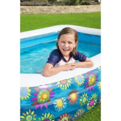 Bestway Happy Flora Piscine Gonflable 229 X 152 X 56 Cm -Équipement De Natation Boutique bestway happy flora piscine gonflable 229 x 152 x 56 cm 4