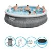 Bestway Piscine Fast Set - 457x107 Cm - Forfait Piscine