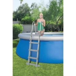 Bestway Piscine Fast Set - 457x122 Cm - Forfait Piscine -Équipement De Natation Boutique bestway piscine fast set 457x122 cm forfait piscine 5