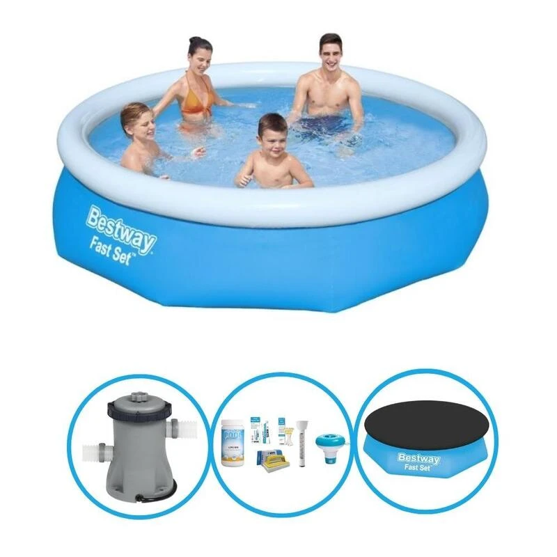 Bestway Piscine Fast Set - Forfait Piscine - 305x76 Cm 1 Bestway Piscine Fast Set - Forfait Piscine - 305x76 Cm