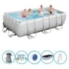 Bestway - Piscine Power Steel - Forfait Piscine - 404x201x100 Cm