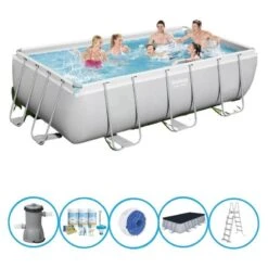 Bestway - Piscine Power Steel - Forfait Piscine - 404x201x100 Cm