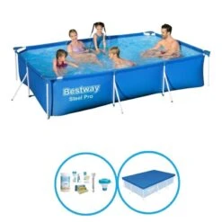 Bestway Piscine Steel Pro 300x201x66 Cm - Forfait Piscine