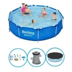 Bestway Piscine Steel Pro - Forfait Piscine - 305x76 Cm