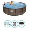 Bestway - Piscine Steel Pro MAX - Forfait Piscine - 366x100 Cm