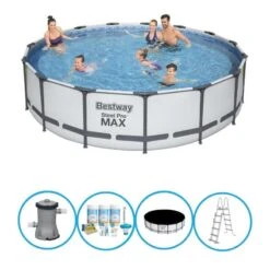 Bestway Piscine Steel Pro MAX - Forfait Piscine - 457x107 Cm