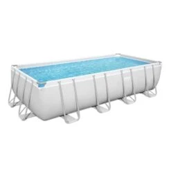 Bestway - Power Steel - Piscine Tubulaire - 488x244x122 Cm - Rectangulaire 9 Bestway - Power Steel - Piscine Tubulaire - 488x244x122 Cm - Rectangulaire -Équipement De Natation Boutique bestway power steel piscine tubulaire 488x244x122 cm rectangulaire 2