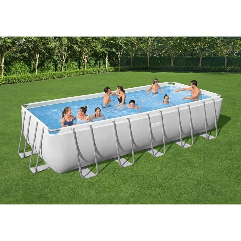 Bestway - Power Steel - Piscine Tubulaire - 640x274x132 Cm - Rectangulaire 2 Bestway - Power Steel - Piscine Tubulaire - 640x274x132 Cm - Rectangulaire – Image 2