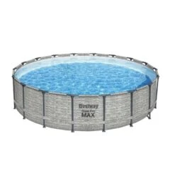 Bestway - Steel Pro MAX - Piscine Tubulaire - 549x122 Cm - Imprimé Pierre -Équipement De Natation Boutique bestway steel pro max piscine tubulaire 549x122 cm imprime pierre 2