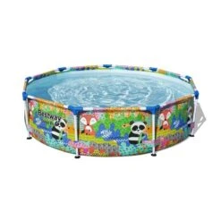 Bestway - Steel Pro - Piscine Tubulaire - 274x66 Cm - Imprimé Animal - Ronde -Équipement De Natation Boutique bestway steel pro piscine tubulaire 274x66 cm imprime animal ronde 2