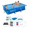 Bestway Steel Pro Rectangulaire 259x170x61 Cm - Bleu - Pack De Piscine