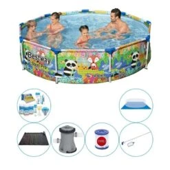 Bestway Steel Pro Ronde Édition D'animal 274x66 Cm - Pack De Piscine