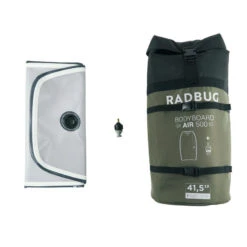 Bodyboard Gonflable AIR 500 Kaki Avec Sac à Dos. Pompe Non Incluse. -Équipement De Natation Boutique bodyboard gonflable air 500 kaki avec sac a dos pompe non incluse 6