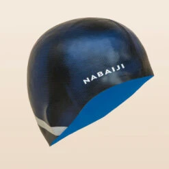 Bonnet De Bain En Silicone - Taille Unique - Term Bleu Noir -Équipement De Natation Boutique bonnet de bain en silicone taille unique term bleu noir 2