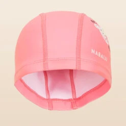 Bonnet De Bain Maille Silicone PRINT BIRD CORAIL -Équipement De Natation Boutique bonnet de bain maille silicone print bird corail 2