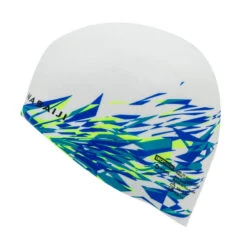 BONNET DE BAIN SILICONE PRINT FIRE BLANC -Équipement De Natation Boutique bonnet de bain silicone print fire blanc 3