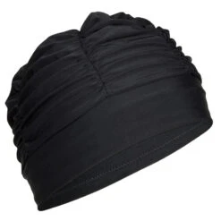 Bonnet De Bain Volume En Maille - Extensible - Taille Unique - Noir