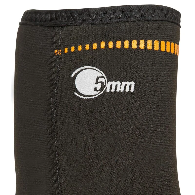 Bottillons Plongée Néoprène 5mm - Noir 7 Bottillons Plongée Néoprène 5mm - Noir – Image 7