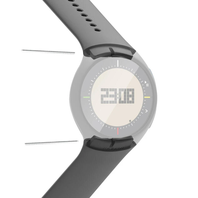 Bracelet Pour Montre De Natation SL500 - Noir 2 Bracelet Pour Montre De Natation SL500 - Noir – Image 2