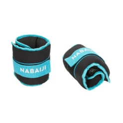 Bracelets Lestés Avec Boucle Aquagym Bleu 2*0,75 KG