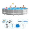 Bundle De Piscine - Intex Prism Frame Ronde 549x122 Cm