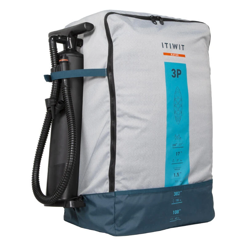 Canoé Kayak Gonflable De Randonnée 2/3 Places 9 Canoé Kayak Gonflable De Randonnée 2/3 Places – Image 9