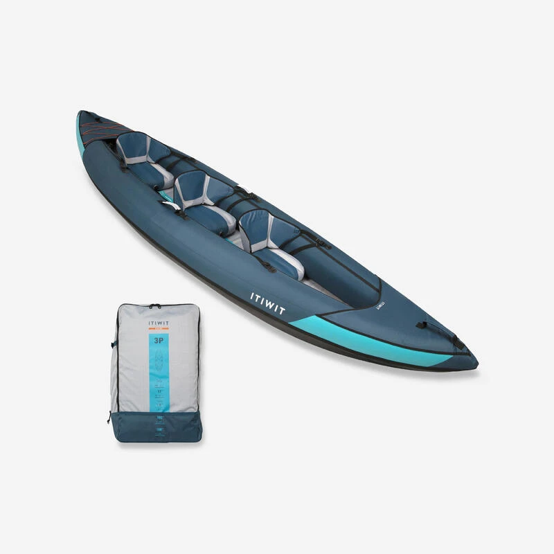 Canoé Kayak Gonflable De Randonnée 2/3 Places 1 Canoé Kayak Gonflable De Randonnée 2/3 Places