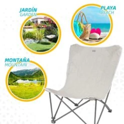 Chaise Pliante De Camping Aktive 8 Chaise Pliante De Camping Aktive -Équipement De Natation Boutique chaise pliante de camping aktive 2