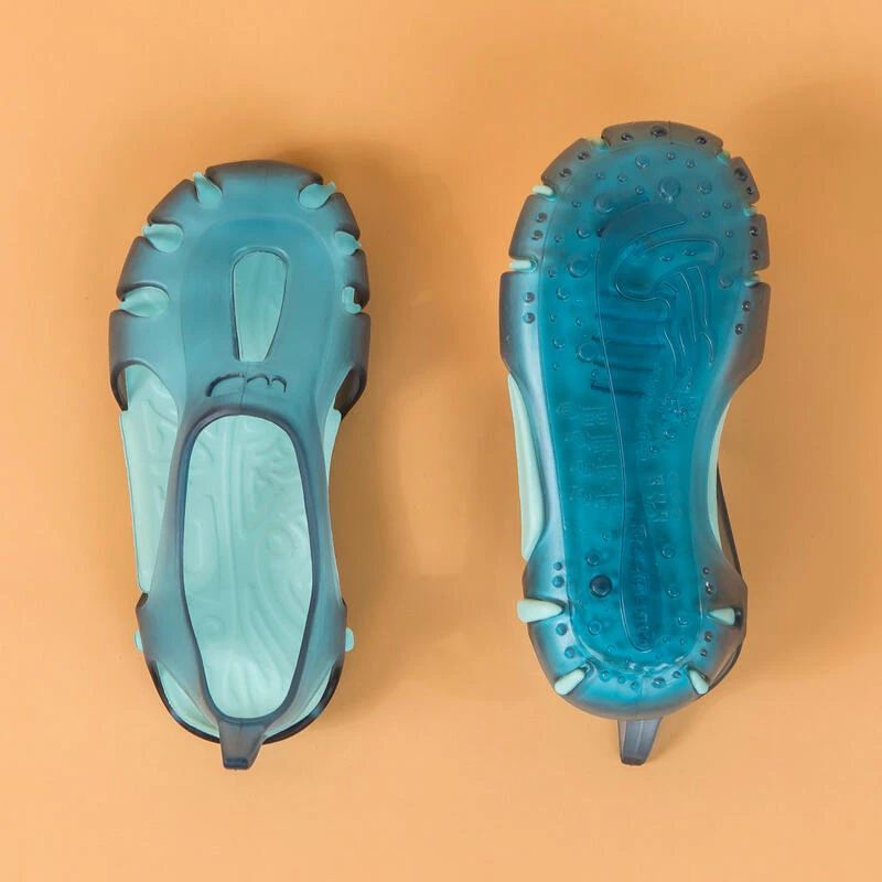 Chaussure Chausson Piscine Bébé Gris/vert Menthe 4 Chaussure Chausson Piscine Bébé Gris/vert Menthe – Image 4