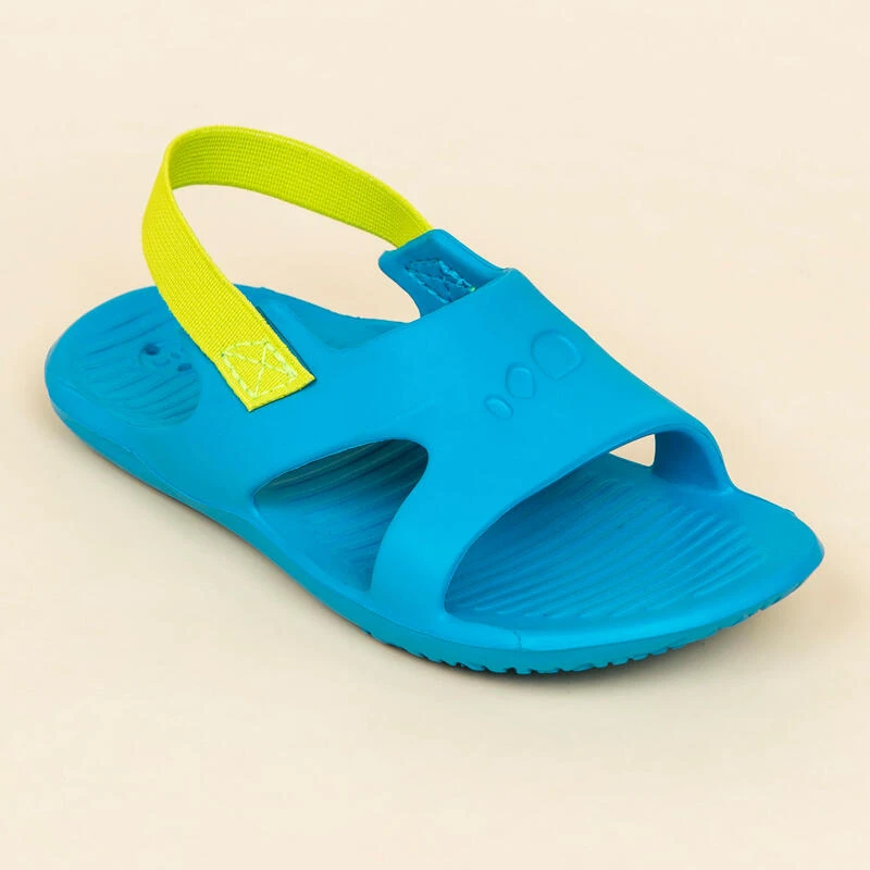 Chaussure Sandale Piscine Enfant SLAP 100 BASIC Bleu Vert 4 Chaussure Sandale Piscine Enfant SLAP 100 BASIC Bleu Vert – Image 4