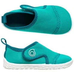 Chaussures Aquatiques Bébé - Aquashoes 100 Turquoise -Équipement De Natation Boutique chaussures aquatiques bebe aquashoes 100 turquoise 2