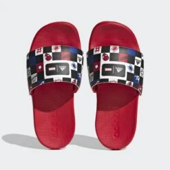 Claquette Adidas X Disney Adilette Comfort Spider-Man -Équipement De Natation Boutique claquette adidas x disney adilette comfort spider man 2