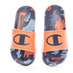 Claquettes Marine/Orange Garçon Champion Printy 5 Claquettes Marine/Orange Garçon Champion Printy -Équipement De Natation Boutique claquettes marineorange garcon champion printy 2