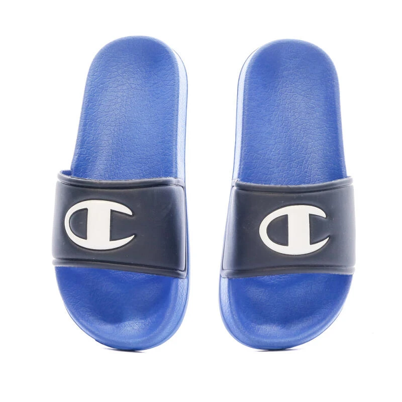 Claquettes Noir/Bleu Garçon Champion Samoa 3 Claquettes Noir/Bleu Garçon Champion Samoa – Image 3