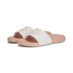 Claquettes Popcat 20 PUMA White Apricot Blush Pink