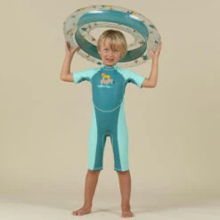 Combinaison Anti UV Bébé Kloupi Vert Imprimé SAVANE