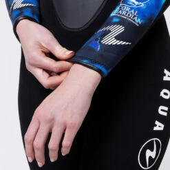 Combinaison Plongée Aqualung Femme Néoprène 3mm - HYDROFLEX Noir/Bleu -Équipement De Natation Boutique combinaison plongee aqualung femme neoprene 3mm hydroflex noirbleu 3