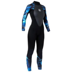 Combinaison Plongée Aqualung Femme Néoprène 3mm - HYDROFLEX Noir/Bleu -Équipement De Natation Boutique combinaison plongee aqualung femme neoprene 3mm hydroflex noirbleu 7